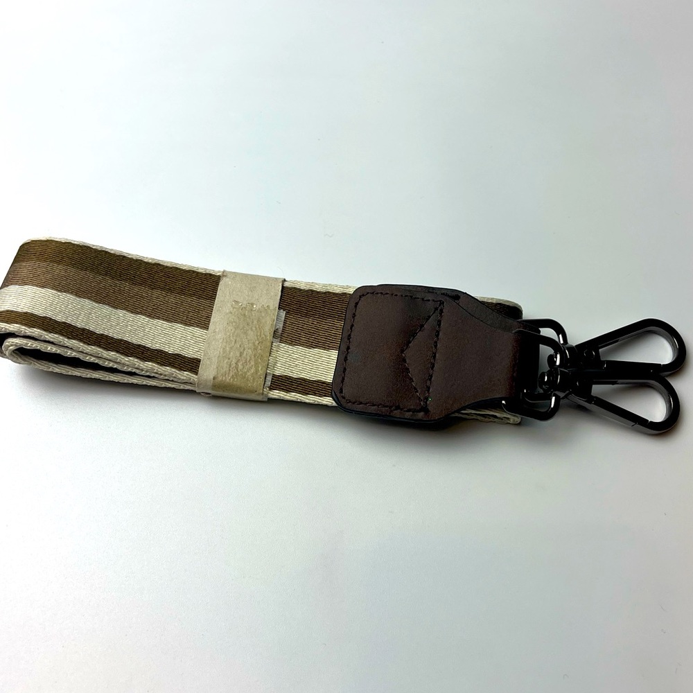 Brown striped Bag strap Approx - 29.5”